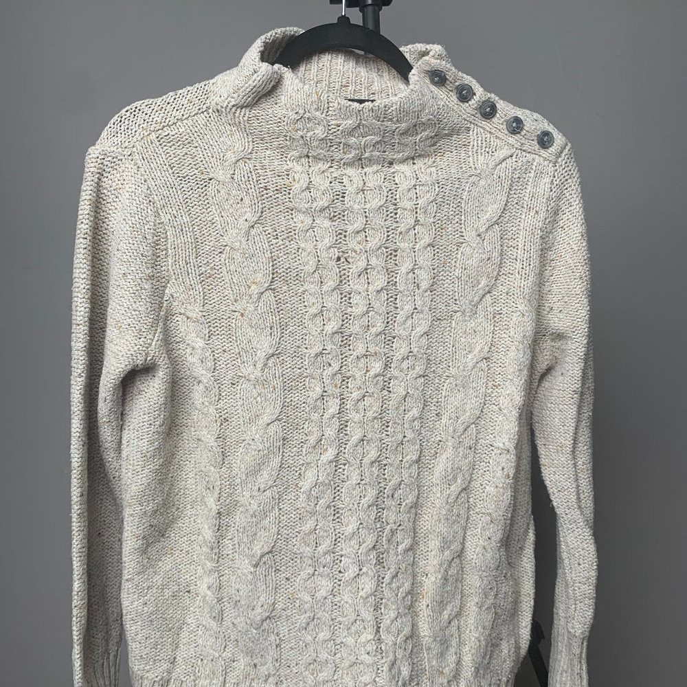 St. John's Bay Cable Knit mock neck sweater